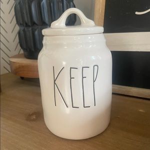 Rae Dunn KEEP baby canister